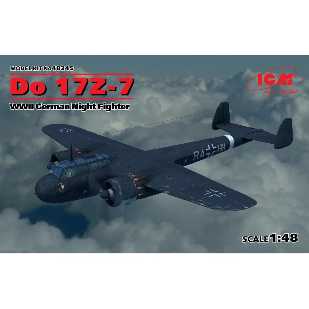 1:48 Германски нощен изтребител До 17З-7 (Do 17Z-7, WWII German Night Fighter) 1:48 Германски нощен изтребител До 17З-7 (Do 17Z-7, WWII German Night Fighter)