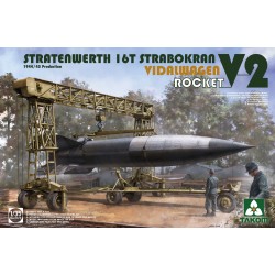 1:35 Фрийс кран 16Т Страбокран (Stratenwerth 16T Strabokran) с ракетна Vidalwagen V2