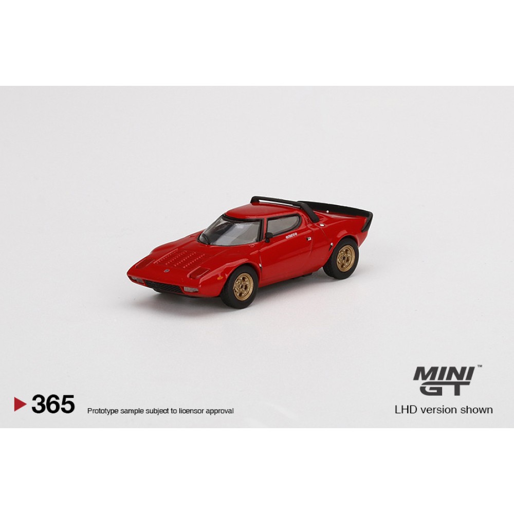 Lancia Stratos HF Stradale 1976, red - MINI GT Lancia Stratos HF Stradale 1976, red - MINI GT