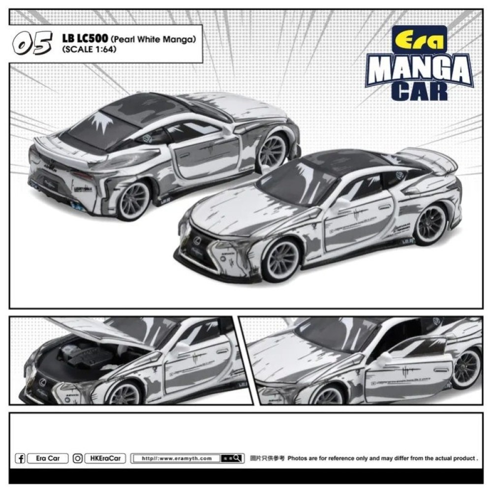 Lexus LB Lc500 Pearl White Manga, white 2022 Lexus LB Lc500 Pearl White Manga, white 2022
