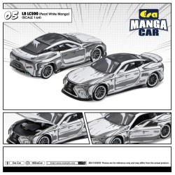 Lexus LB Lc500 Pearl White Manga, white 2022