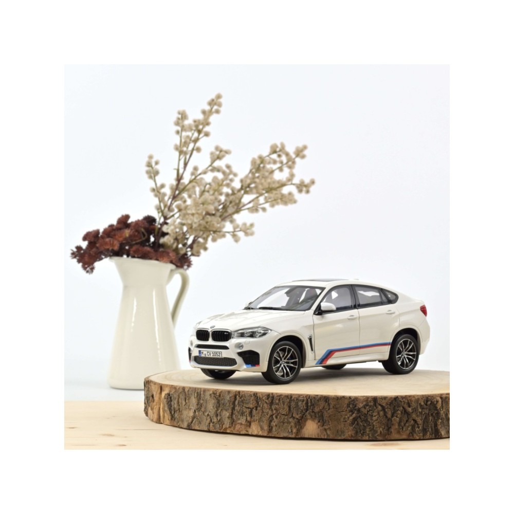 BMW X6 M 2015 White with stripes - Limited Edition 200 pcs.
