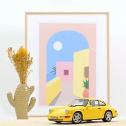 Porsche 911 Carrera 2 1992 Yellow