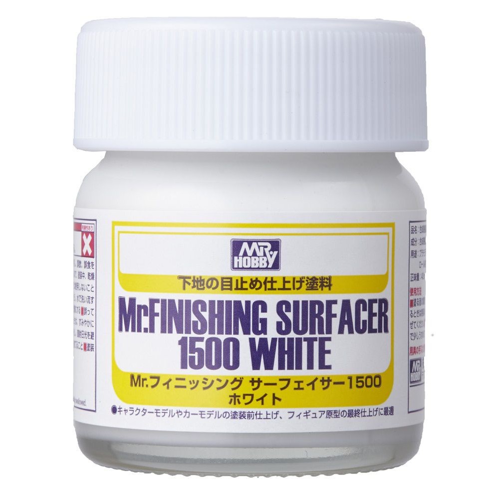 SF-291 Течен грунд Mr. Finishing Surfacer 1500 White - 40ml SF-291 Течен грунд Mr. Finishing Surfacer 1500 White - 40ml