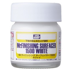 SF-291 Течен грунд Mr. Finishing Surfacer 1500 White - 40ml