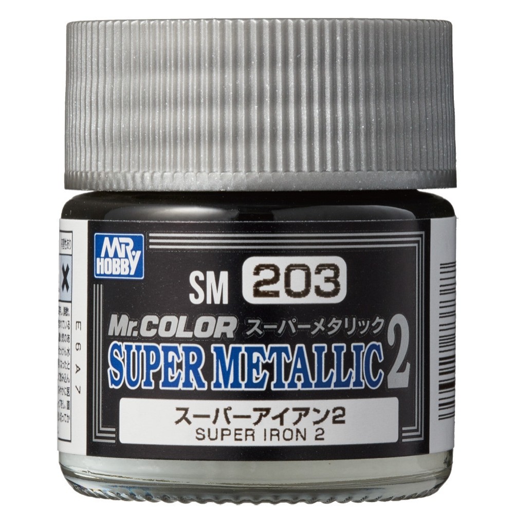 SM-203 Mr. Color Super Metallic 2 - Super Iron 2 (10ml) SM-203 Mr. Color Super Metallic 2 - Super Iron 2 (10ml)