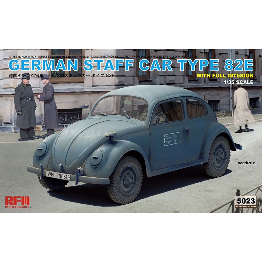 1:35 Германски щабен автомобил Volkswagen тип 82Е (Staff car type 82E) с интериор 1:35 Германски щабен автомобил Volkswagen тип 82Е (Staff car type 82E) с интериор