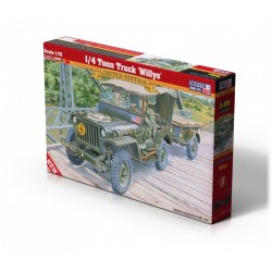 1:72 Американски военен автомобил 1/4 тона Willys (1/4 Tonn Truck Willys)