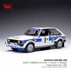 Talbot Sunbeam Lotus, No.8, Rallye WM, Rally Monte Carlo , H.Toivonen/F.Gallagher, 1981