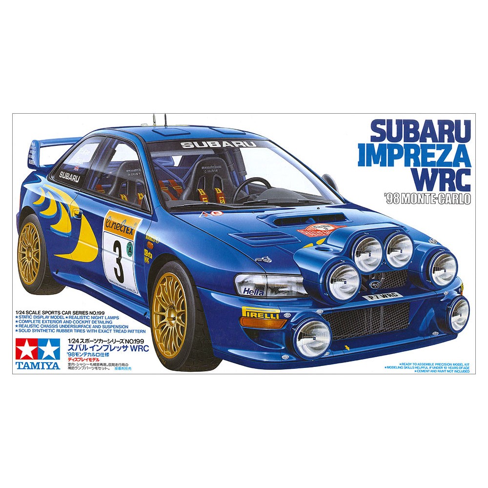 1:24 Автомобил Subaru Impreza WRC'98 - Monte Carlo 1:24 Автомобил Subaru Impreza WRC'98 - Monte Carlo