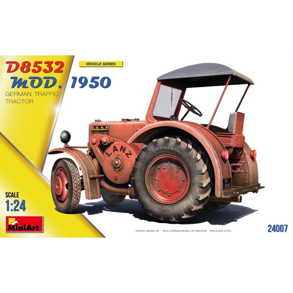 1:24 Германски трафик трактор Д8532 модел 1950 (D8532 Mod.1950) 1:24 Германски трафик трактор Д8532 модел 1950 (D8532 Mod.1950)