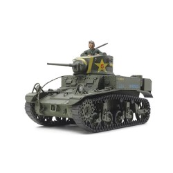 1:35 Американски танк М3 Стюарт, късно производство (M3 Stuart) - 1 фигура