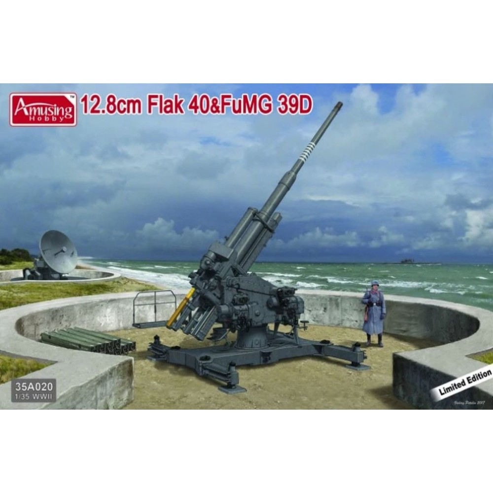 1:35 Германско тежко зенитено оръдие 12.8см Флак 40 с радар ФуГМ 39Д (12.8cm Flak 40 & FuMG 39D)