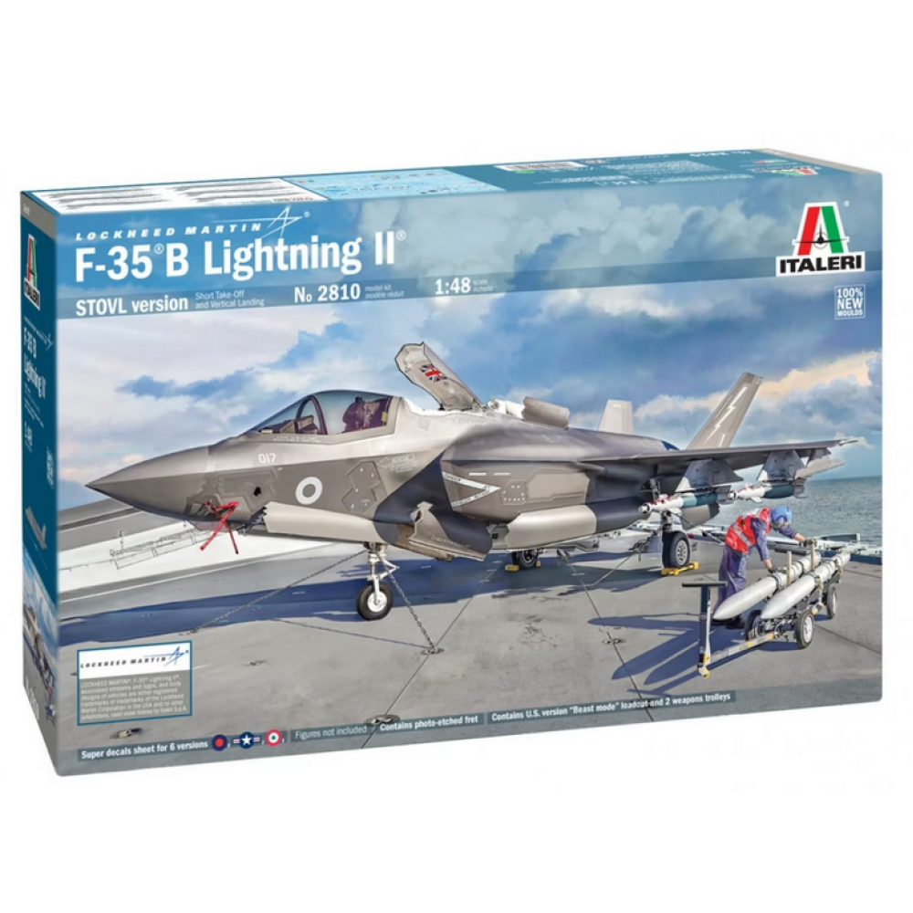1:48 Американски реактивен изтребител Ф-35Б Мълния II (F-35B Lightning II) 1:48 Американски реактивен изтребител Ф-35Б Мълния II (F-35B Lightning II)