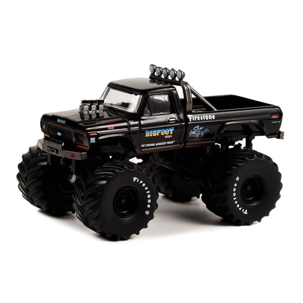 Black Bandit Series 27 - Bigfoot #1 - 1974 Ford F-250 Monster Truck with 66-Inch Tires - Black Bandit Edition Solid Pack