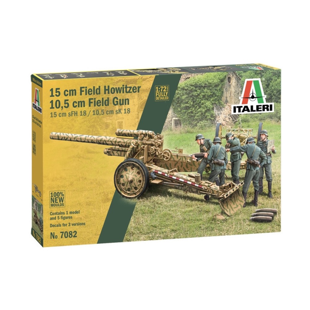 1:72 Гаубица 15 cm Field Howitzer / 10,5 cm Field Gun