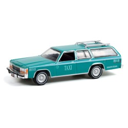 1991 Ford LTD Crown Victoria Wagon - Rosarito, Baja California, Mexico Taxi - Teal with White Stripes (Hobby Exclusive)