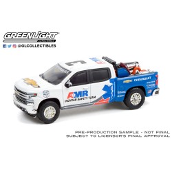2021 Chevrolet Silverado - 2021 NTT IndyCar Series AMR IndyCar Safety Team with Safety Equipment in Truck Bed (Hobby Exclusive)
