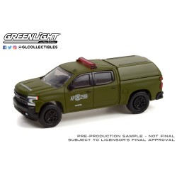 2021 Chevrolet Silverado LT Trail Boss Z71 Police with Camper Shell - Carabineros de Chile - Grupo de Operaciones Policiales Especiales (GOPE) (Hobby Exclusive)