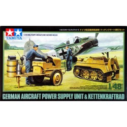 1:48 Германски авиационен захранващ блок с екипаж (German Aircraft Power Supply Unit) - 3 фигури