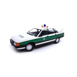 1989 Audi 100 C3 Polizei, alpine white/green