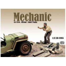 Умалена фигура - Механик (Mechanic Crew) 4x4 Offroad Camel Trophy #6 (1:18)