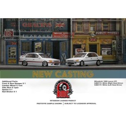 Mitsubishi Lancer Gti 1988, white left hand drive with extra parts