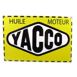 Метална табела - Yacco (30x20cm)