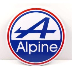 Метална табела - Alpine (d:20cm)