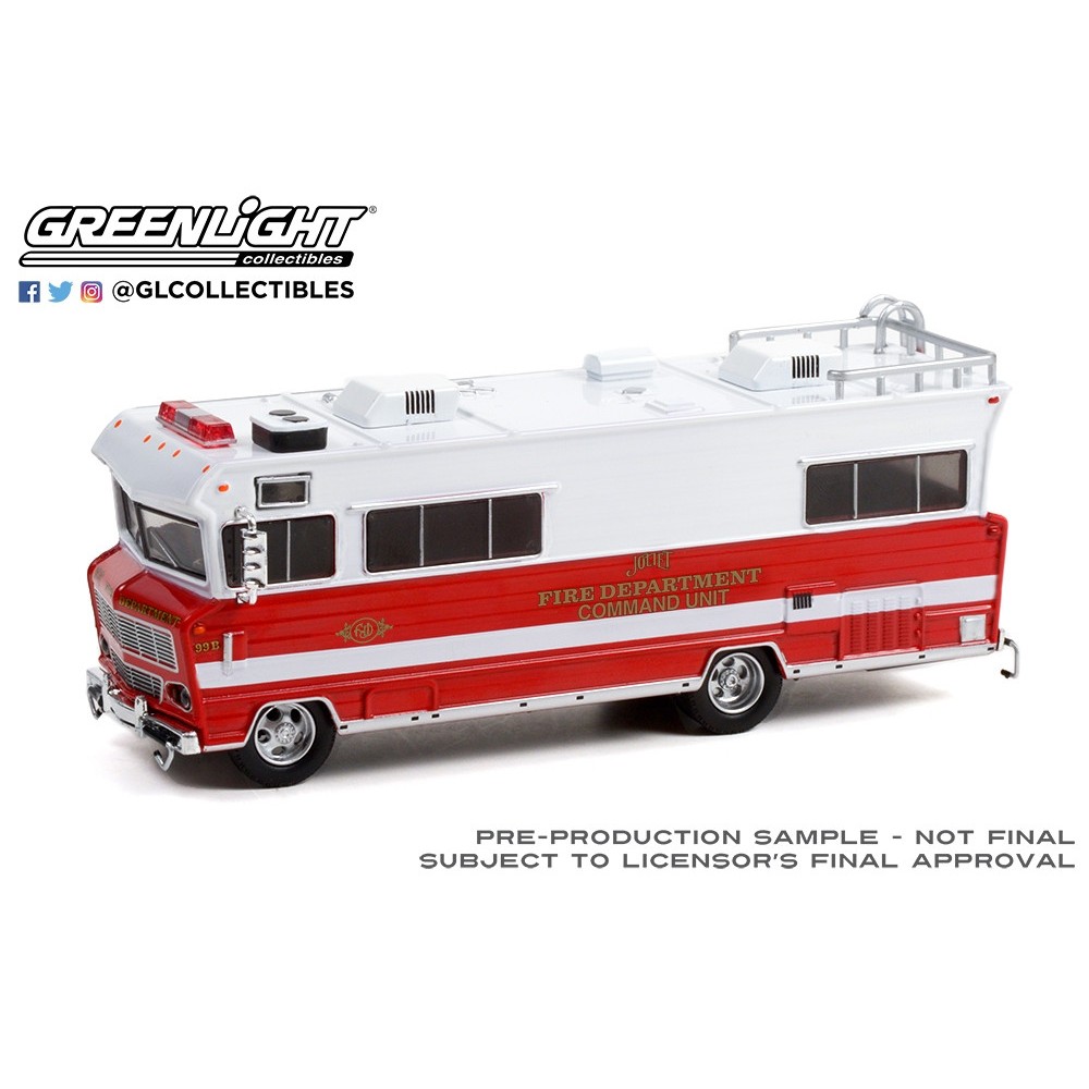 H.D. Trucks Series 22 - 1973 Winnebago Chieftain - Joliet, Illinois Fire Department Command Unit Solid Pack H.D. Trucks Series 22 - 1973 Winnebago Chieftain - Joliet, Illinois Fire Department Command Unit Solid Pack