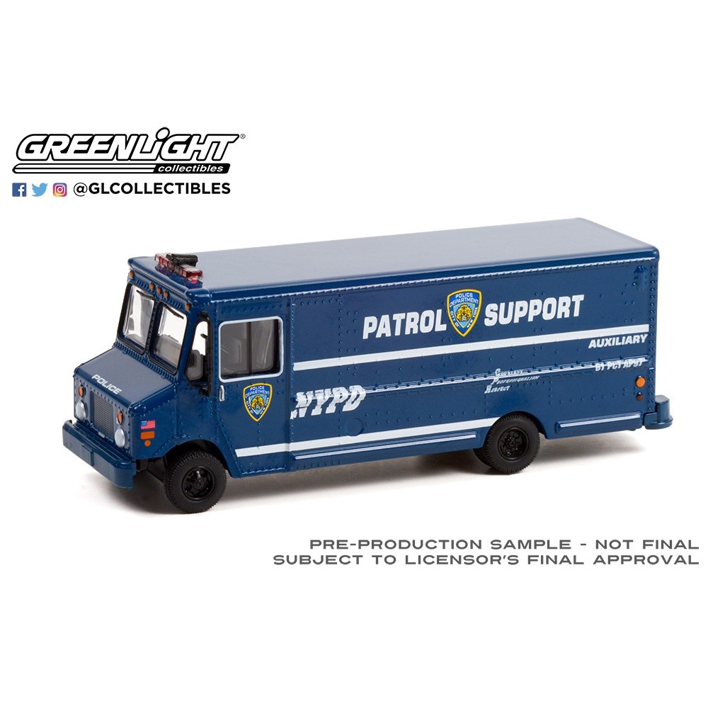 H.D. Trucks Series 22 - 2019 Step Van - New York City Police Dept (NYPD) Auxiliary Patrol Support Solid Pack H.D. Trucks Series 22 - 2019 Step Van - New York City Police Dept (NYPD) Auxiliary Patrol Support Solid Pack