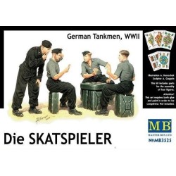 1:35 Die Skatspieler, Германски танкисти, Втората световна война - 4 фигури