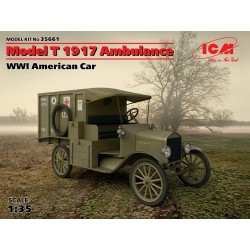 1:35 Американска линейка Модел Т (Model T) 1917 от Първата световна война (100% нови отливки)