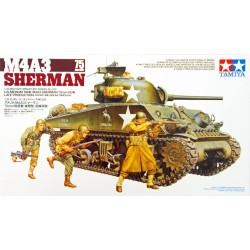 1:35 Американски среден танк M4A3 Sherman 75 оръдие - късно производство