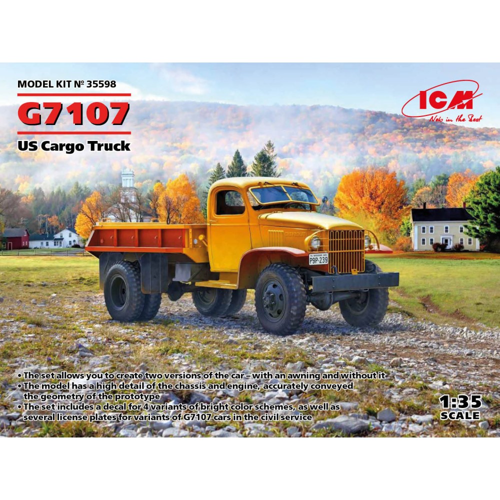 1:35 Американски товарен камион Г7107 (G7107) 1:35 Американски товарен камион Г7107 (G7107)