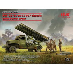 1:35 БМ-13-16 на шаси G7107 със съветски екипаж