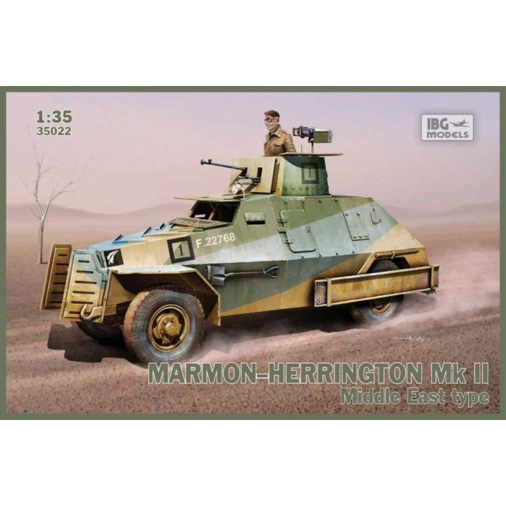 1:35 Близкоизточен брониран автомобил Мармон Херингтън Мк.II (Marmon-Herrington Mk.II Middle East type) 1:35 Близкоизточен брониран автомобил Мармон Херингтън Мк.II (Marmon-Herrington Mk.II Middle East type)
