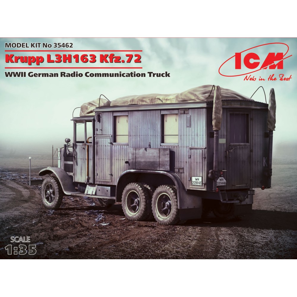 1:35 Германска радио кола Krupp L3H163 Sonderkraftfahrzeug 72 1:35 Германска радио кола Krupp L3H163 Sonderkraftfahrzeug 72