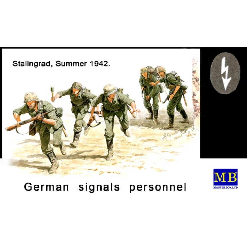 1:35 Германски свързочен отряд , Сталинград, 1942 - 5 фигури 1:35 Германски свързочен отряд , Сталинград, 1942 - 5 фигури