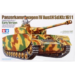 1:35 Германски танк ранна версия Панцер IV модел Х (German Panzerkampfwagen IV Ausf.H Early Version) - 1 фигура