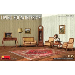 1:35 Интериор на Всекидневна (Living Room Interior)