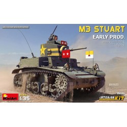 1:35 М3 Стюарт ранна версия (M3 Stuart Early Prod. Interior Kit)