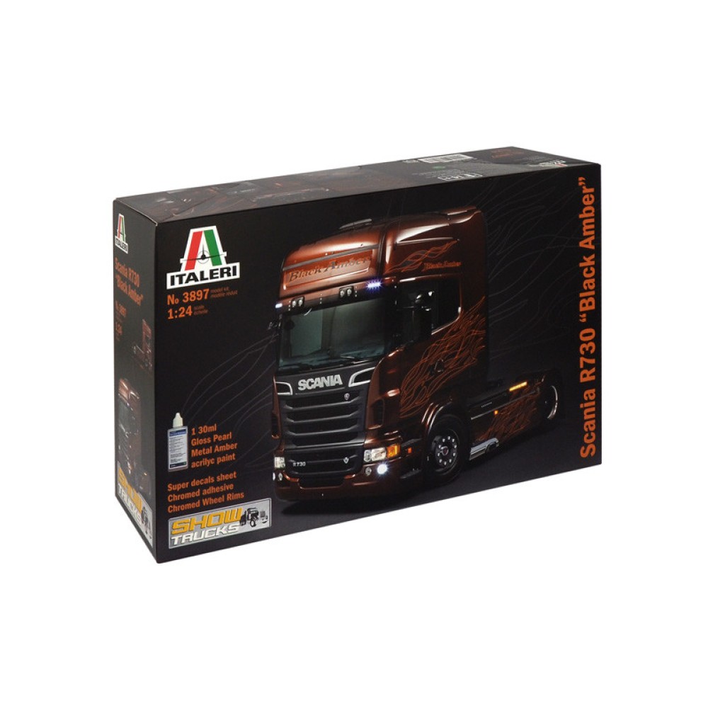 1:24 Камион влекач SCANIA R730 ''BLACK AMBER'' 1:24 Камион влекач SCANIA R730 ''BLACK AMBER''