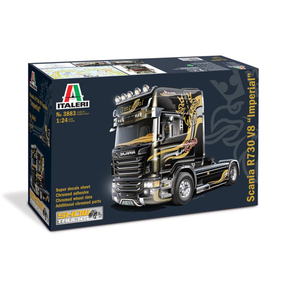 1:24 Камион влекач Скания Р730 Топлайн (SCANIA R730 TOPLINE) 1:24 Камион влекач Скания Р730 Топлайн (SCANIA R730 TOPLINE)