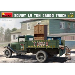1:35 Съветски товарен камион АА тип "Полуторка" 1,5 тона, с товар (Soviet 1,5 ton Truck AA Type "Polutorka")