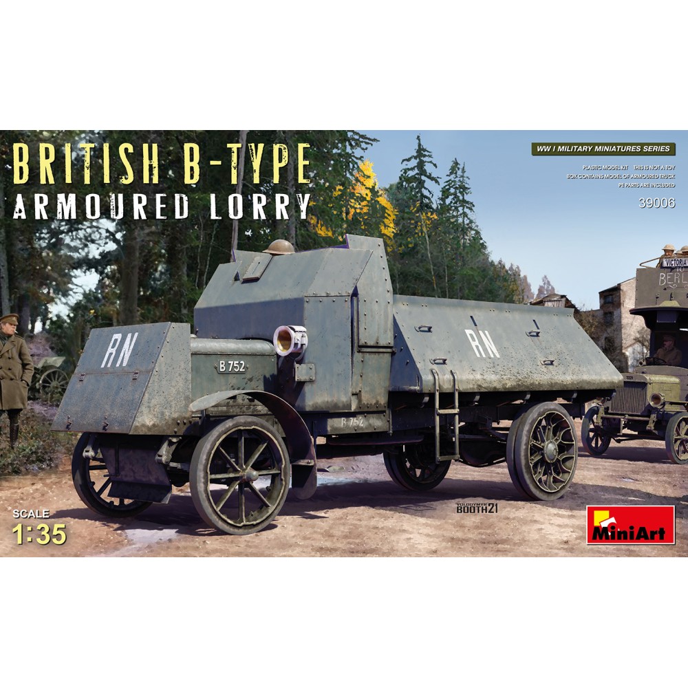 1:35 Британски брониран камион B-тип (B-Type) 1:35 Британски брониран камион B-тип (B-Type)