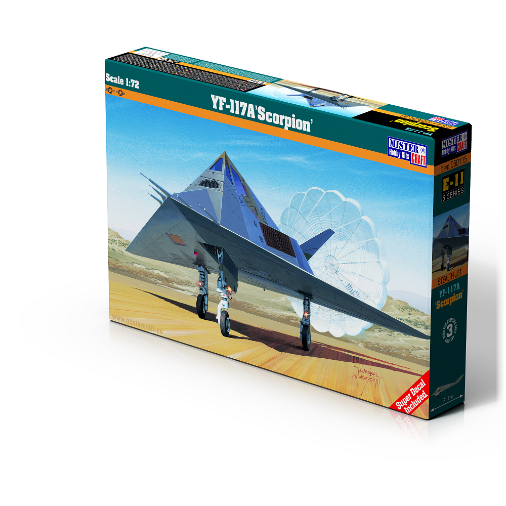 1:72 Американски стелт щурмови самолет YF-117A Scorpion 1:72 Американски стелт щурмови самолет YF-117A Scorpion