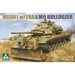 1:35 Американски основен танк М60А1 с ЕРА и булдозер М9 (M60A1 with ERA and M9 Bulldozer)