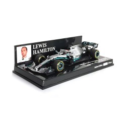 MERCEDES-AMG PETRONAS MOTORSPORT F1 W10 EQ POWER – HAMILTON – 1ST BAHRAIN GP 2019 – EX. MINICHAMPS - L.E. 219 pcs.