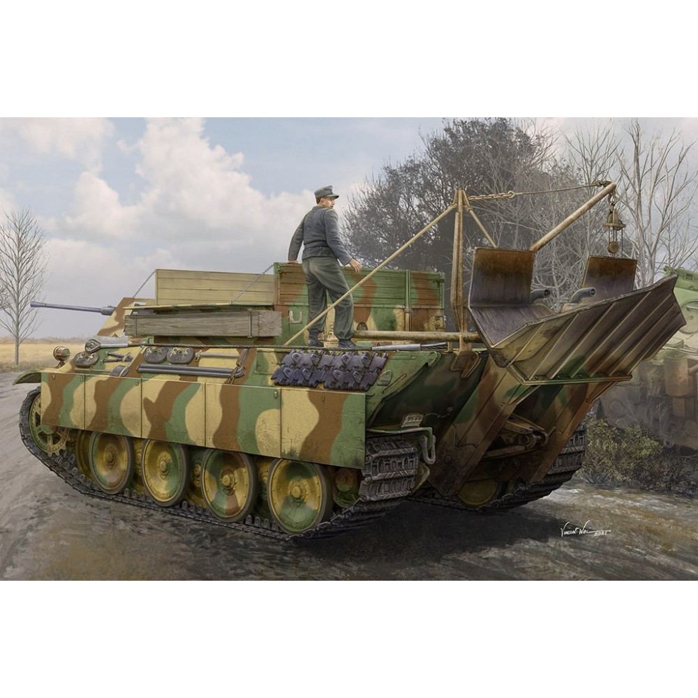 1:35 Германска ремонтно-евакуационна машина Sd.Kfz.179 Bergepanther Ausf.G 1:35 Германска ремонтно-евакуационна машина Sd.Kfz.179 Bergepanther Ausf.G